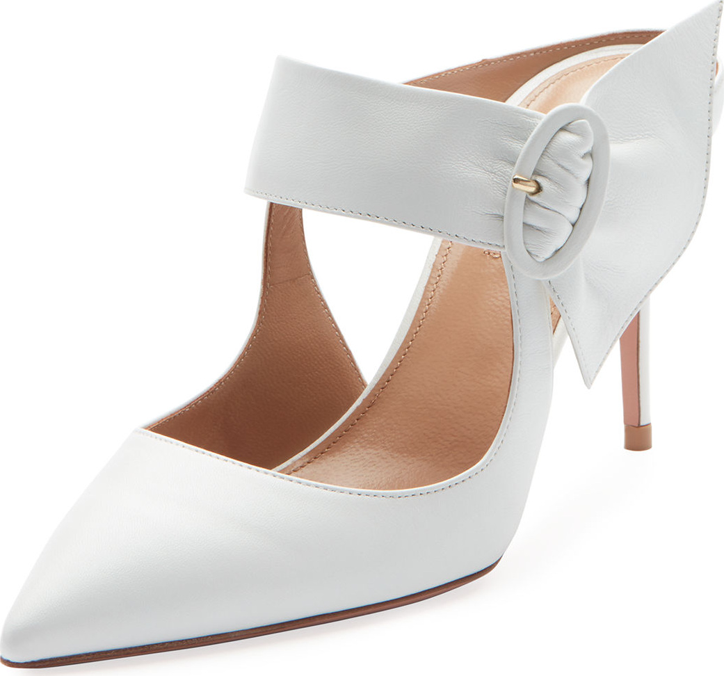 Aquazzura Palace Napa Leather Mule