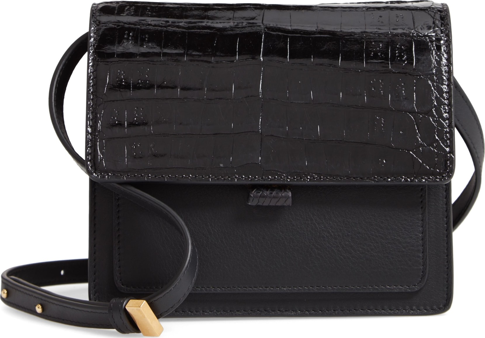 Nancy Gonzalez Gili Genuine Crocodile Crossbody Bag