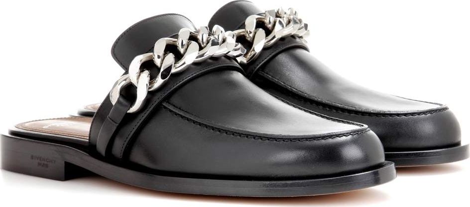 Givenchy Chain leather loafers