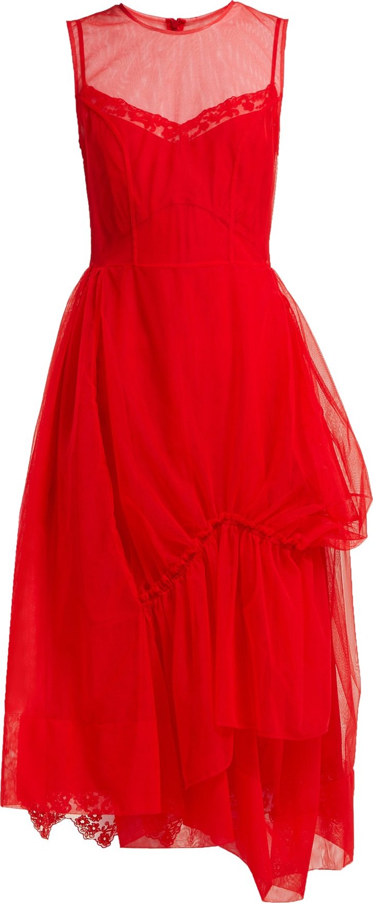 Simone Rocha Lace-embellished tulle dress