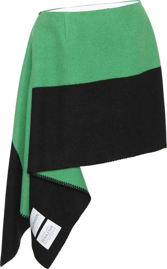 Calvin Klein 205W39NYC Wool and cotton skirt