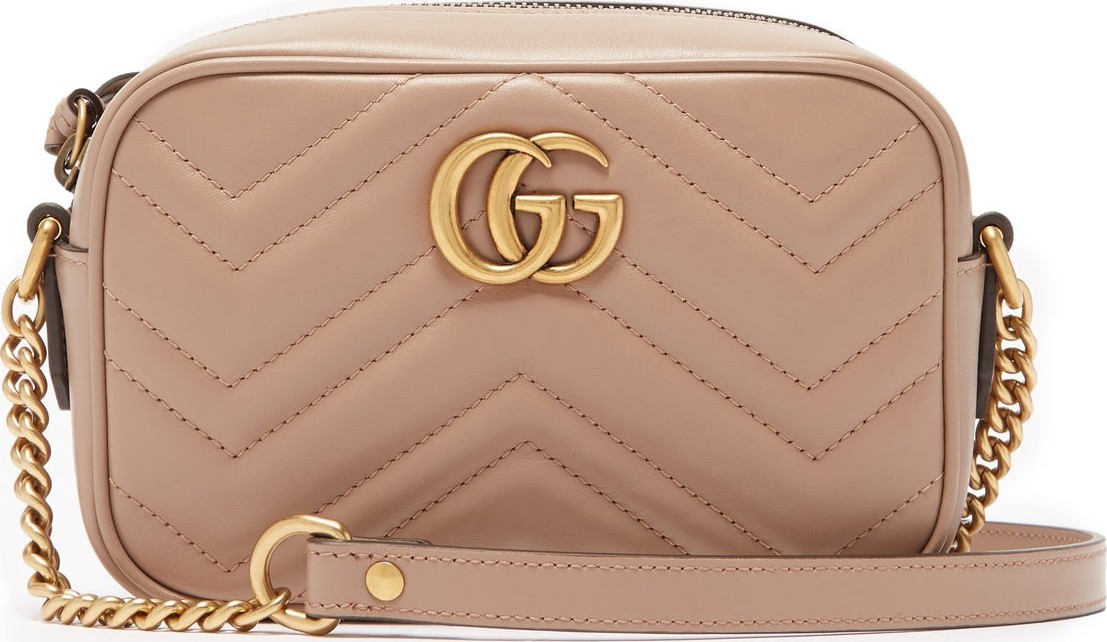 Gucci GG Marmont mini quilted-leather cross-body bag