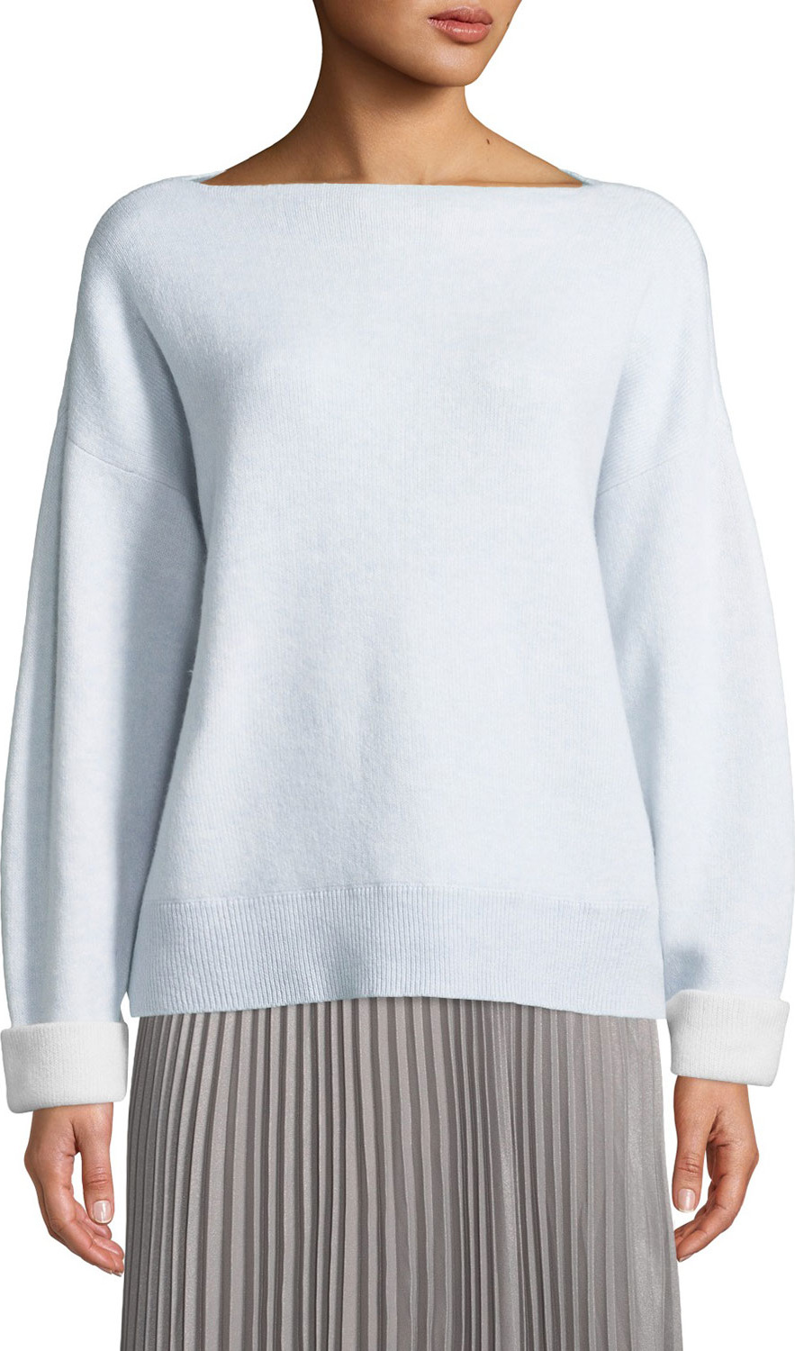 Club Monaco Donah Cashmere Boat-Neck Pullover Sweater