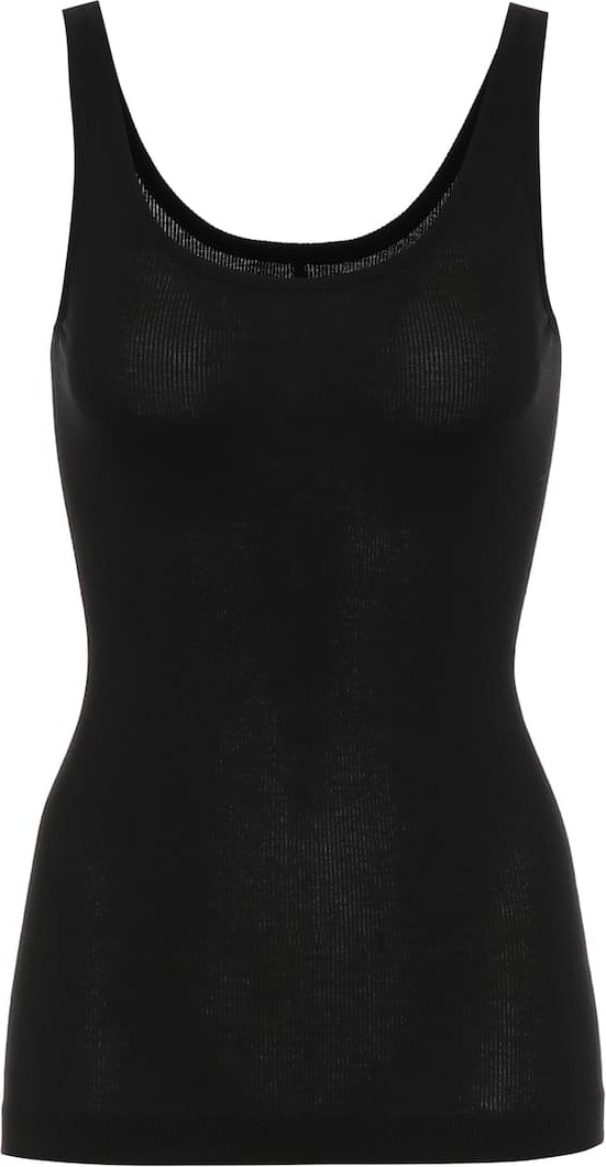 Vince Cotton-blend tank top