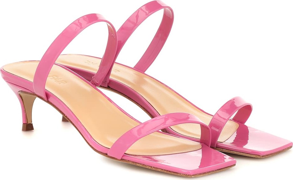 By Far Thalia patent leather sandals