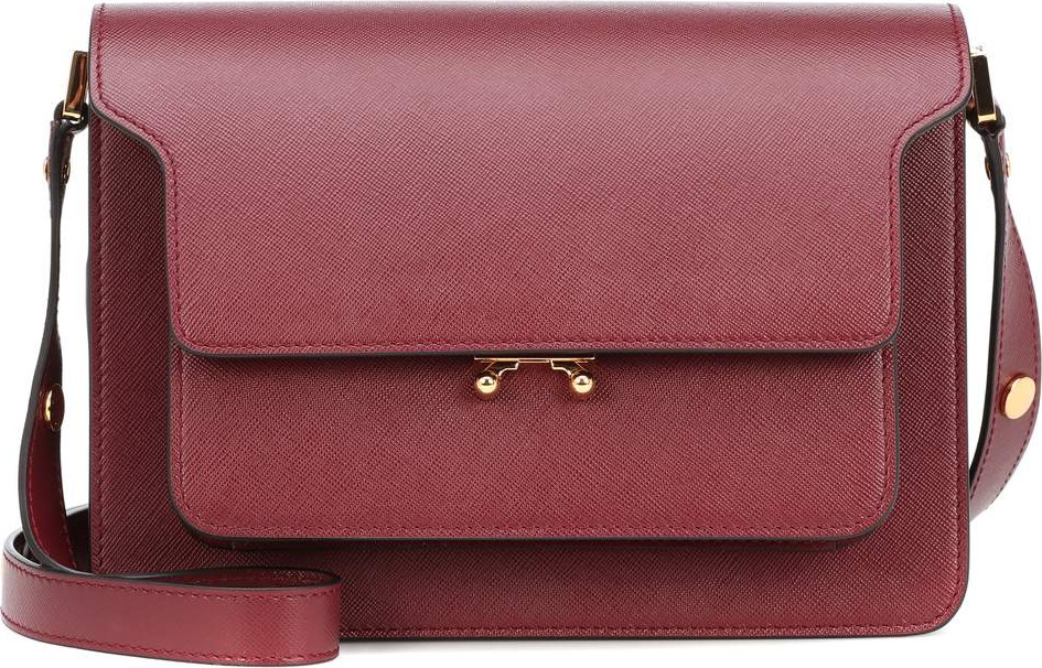 Marni Trunk leather shoulder bag