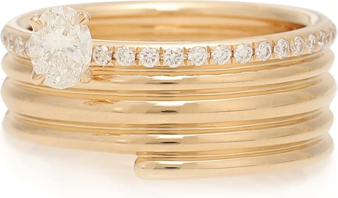 REPOSSI Blast 18kt rose-gold ring with diamonds