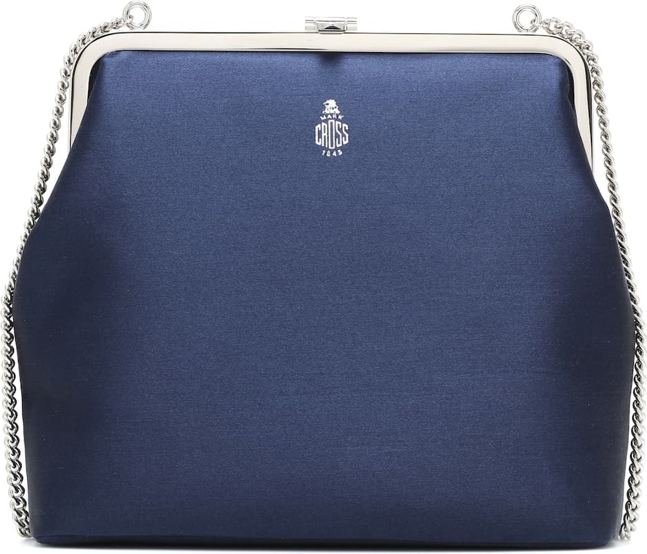Mark Cross Susanna satin shoulder bag