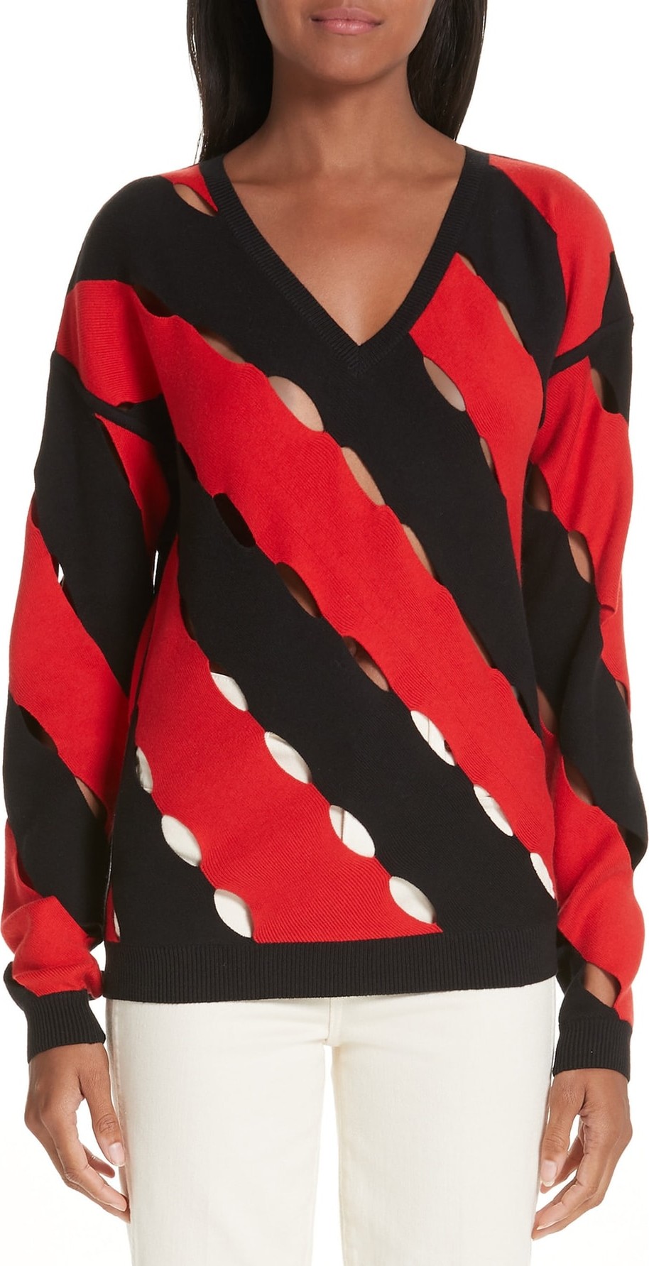 Victor Glemaud Diagonal Stripe Sweater