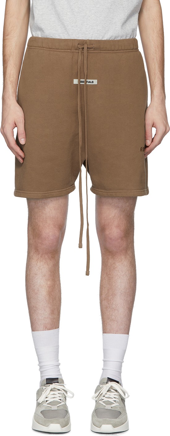 Essentials Tan Sweat Shorts