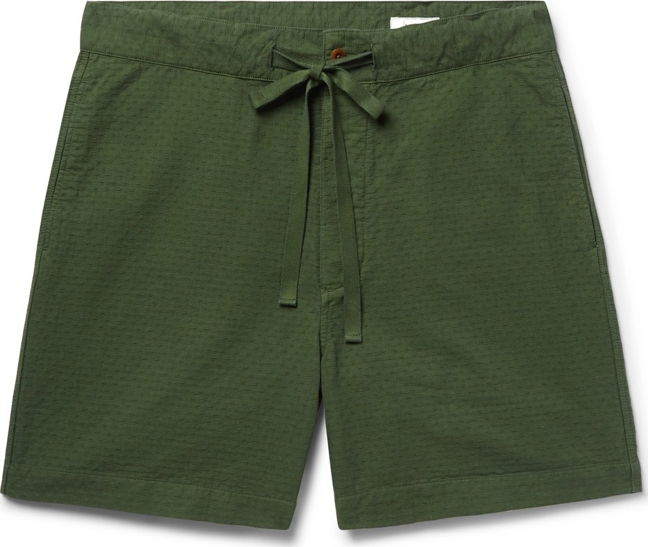 Chimala Cotton-Jacquard Drawstring Shorts