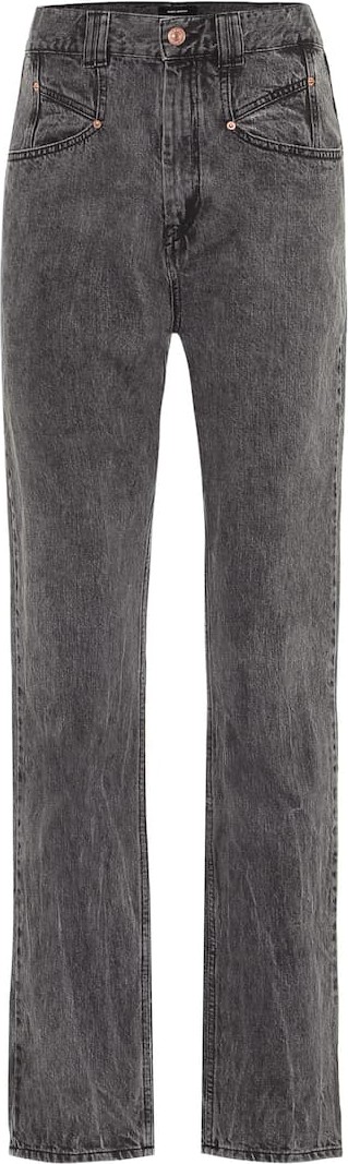 Isabel Marant Dominic high-rise straight jeans