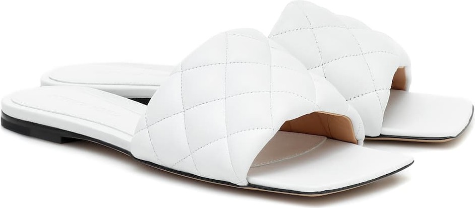Bottega Veneta Padded leather slides