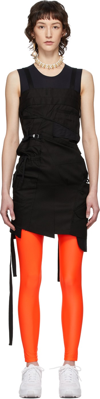 Junya Watanabe Beige Patchwork Trench Dress