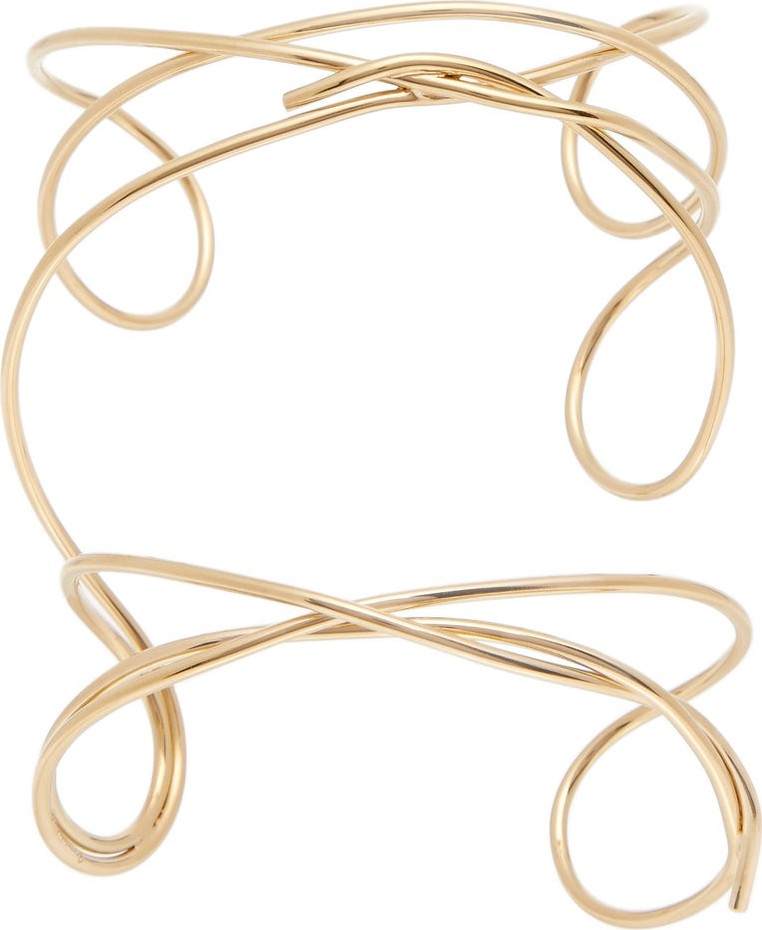 Completedworks The Meditations of a Fisherman gold-vermeil cuff