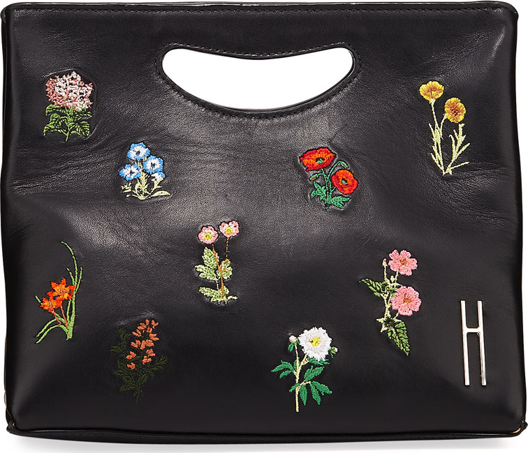 Hayward 1712 Basket Napa Embroidered Clutch Bag
