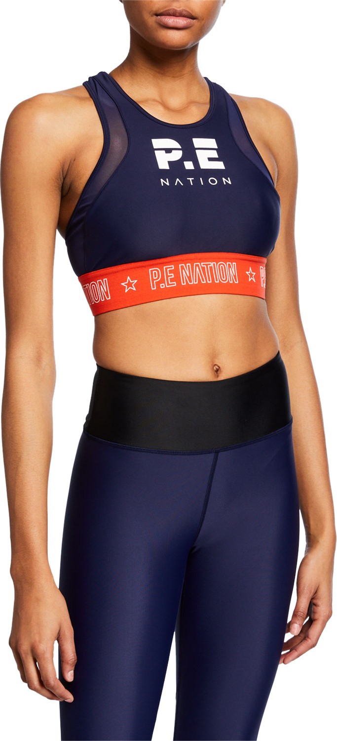 P.E Nation Figure Four Racerback Crop