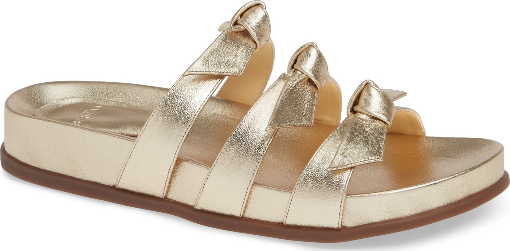 Alexandre Birman Triple Knot Slide Sandal