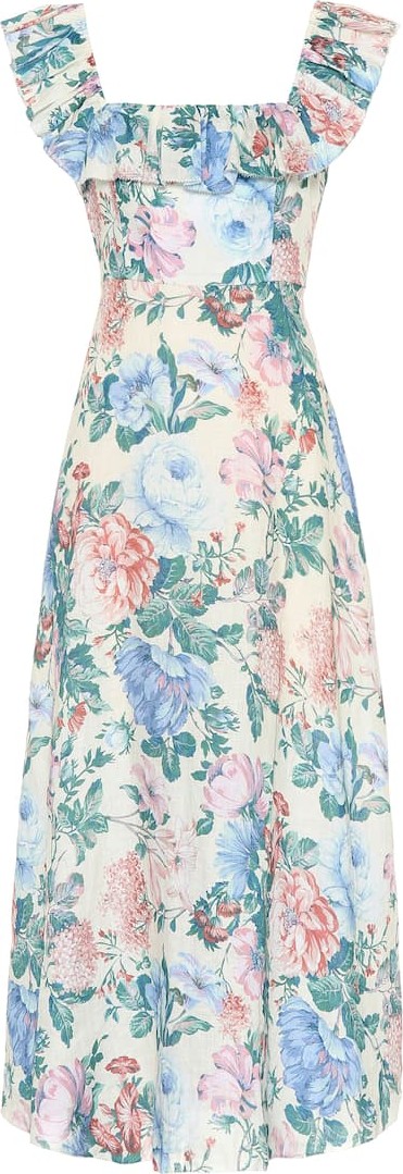 Zimmermann Verity floral linen dress