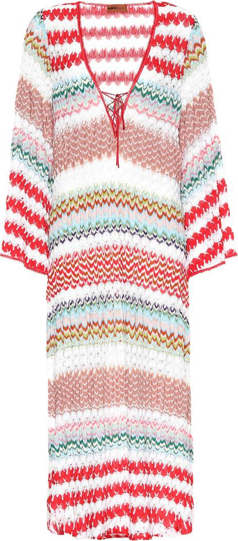 Missoni Striped crochet kaftan