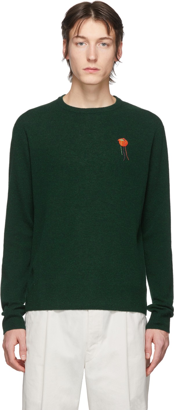 Acne Studios Green Niale Fruit Sweatshirt