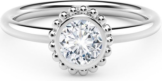 Forevermark 18k White Gold Diamond Beaded Ring, 0.25tcw