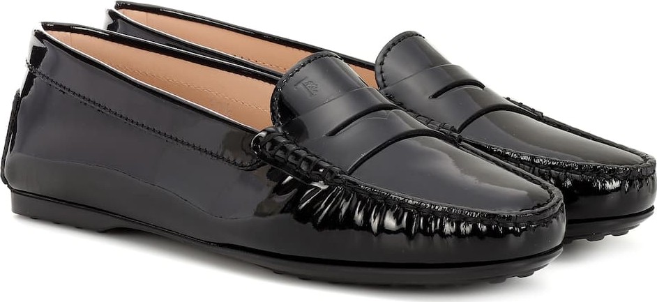 Tod's Gommino patent leather loafers