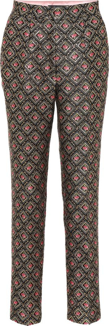 Dolce & Gabbana Floral brocade tailored pants