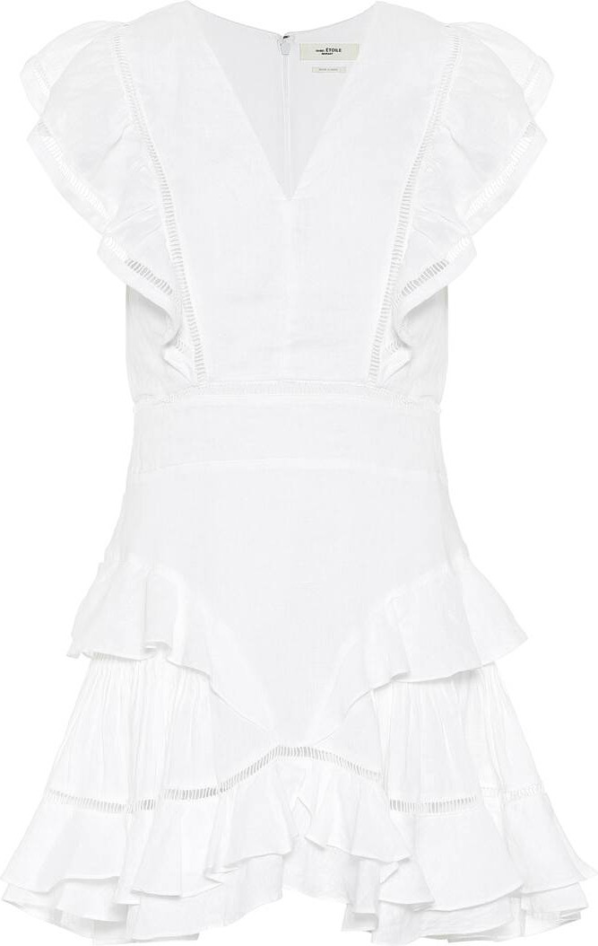 Isabel Marant Etoile Audrey ruffled linen minidress
