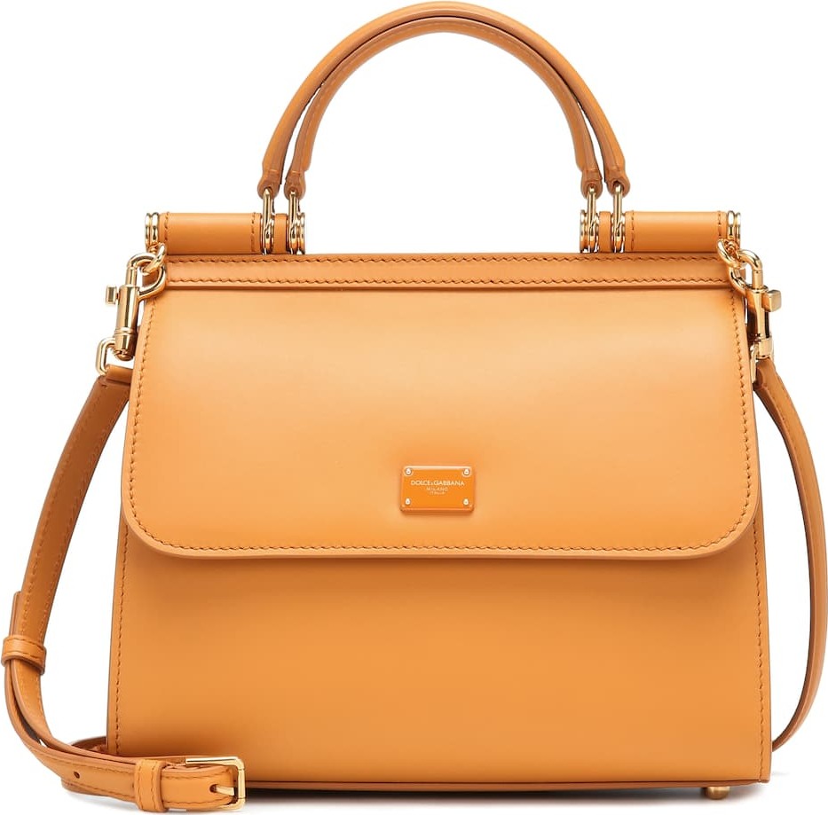 Dolce & Gabbana Sicily Small 58 leather tote