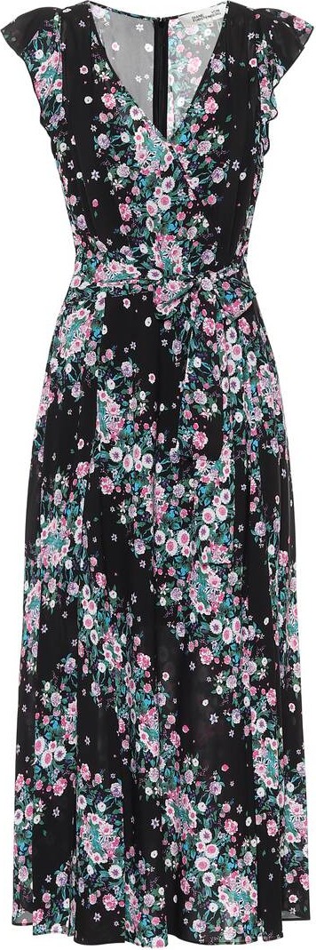 DIANE von FURSTENBERG Isla floral wrap dress