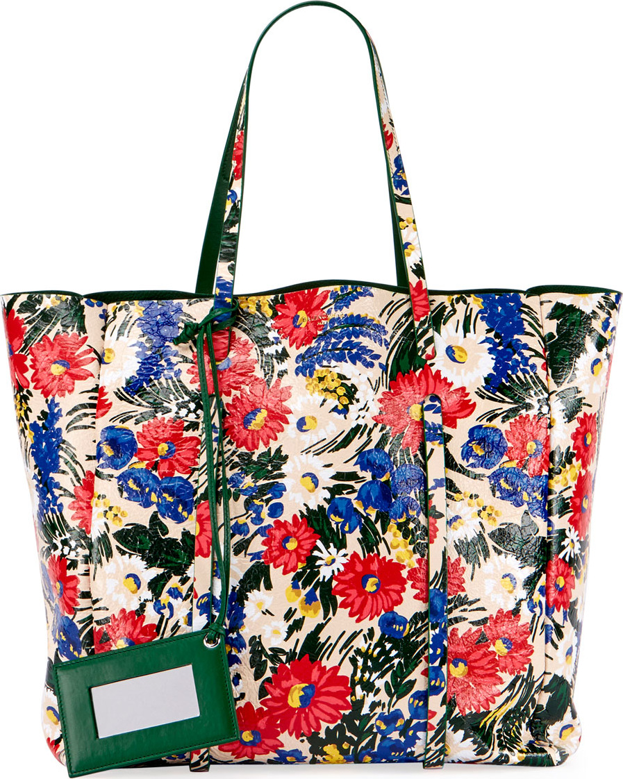 Balenciaga Everyday Floral Animation Tote Bag