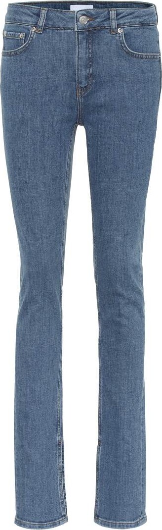 Ganni Mid-rise skinny jeans