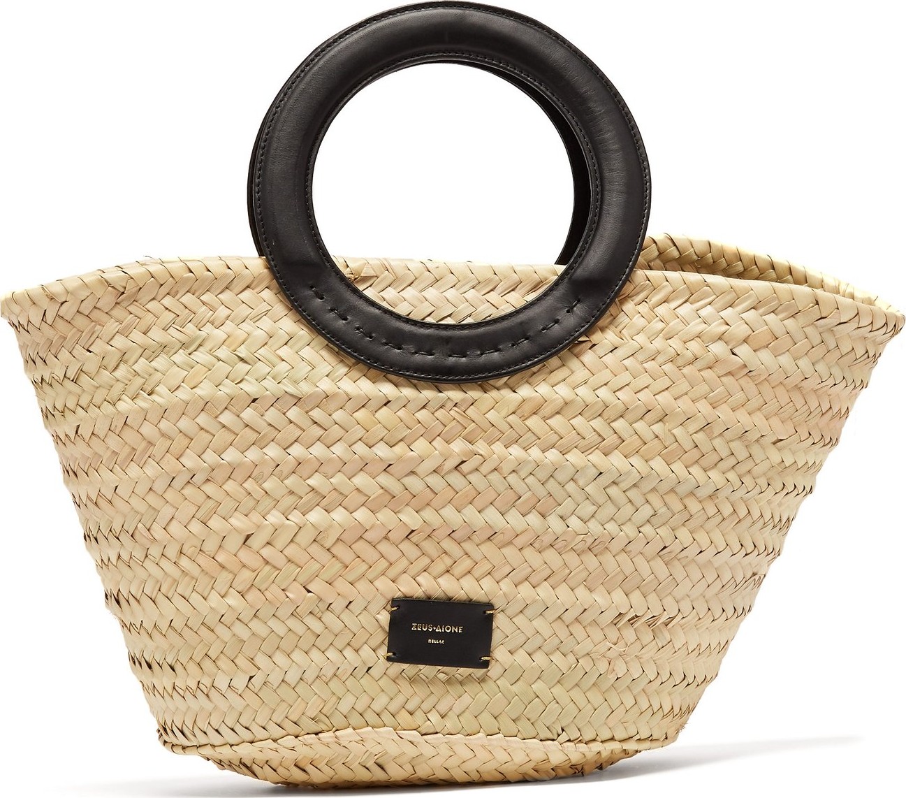 Zeus + Dione Scorpio raffia basket bag