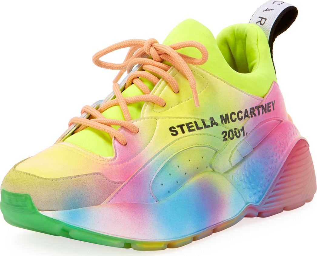 Stella McCartney Rainbow Eclypse Platform Sneakers