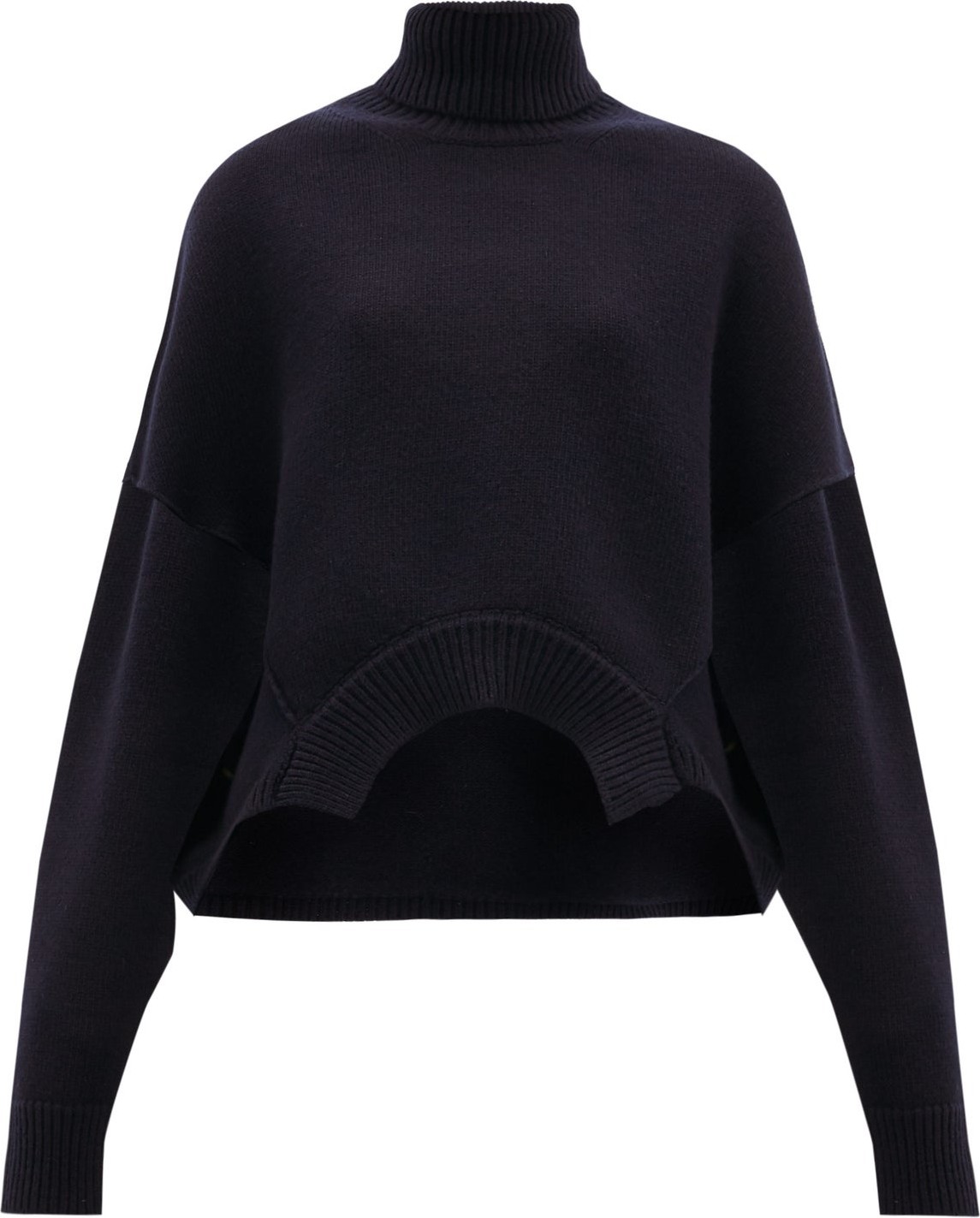 Golden Goose Deluxe Brand Oversized cropped roll-neck sweater