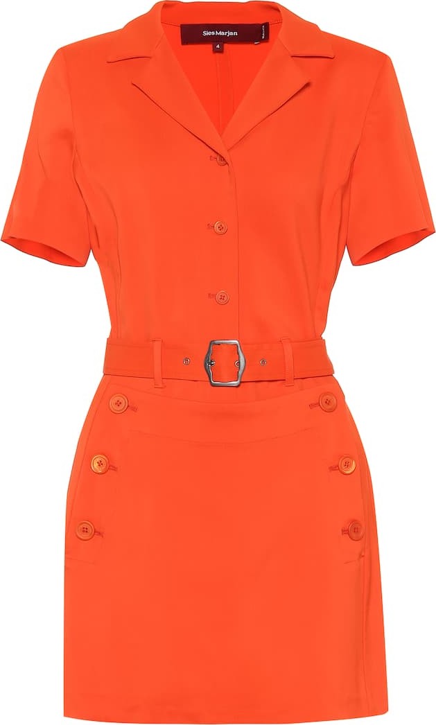 Sies Marjan Thandie crêpe minidress