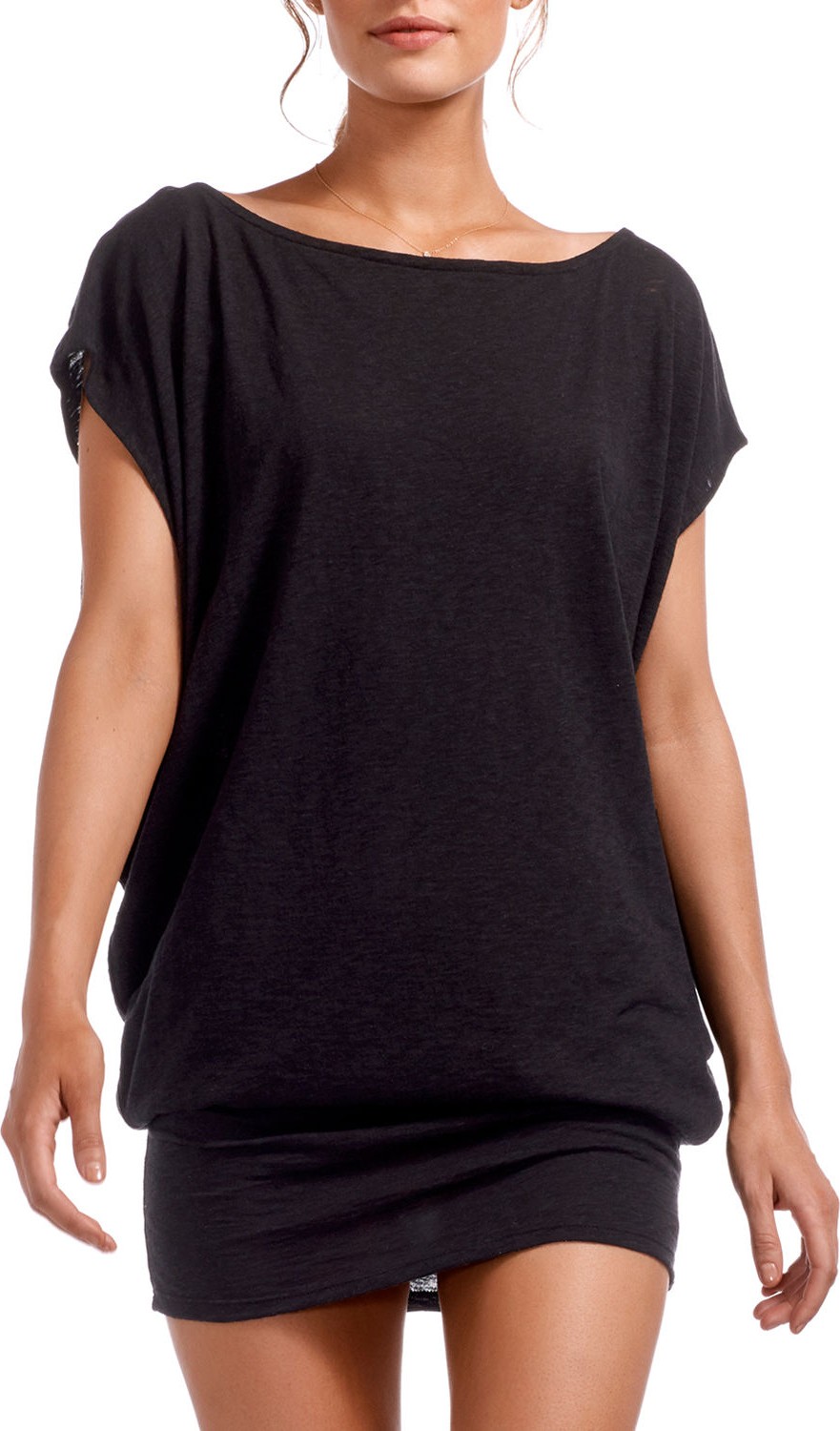 Vitamin A Ella Tie-Back Cotton Coverup Tunic