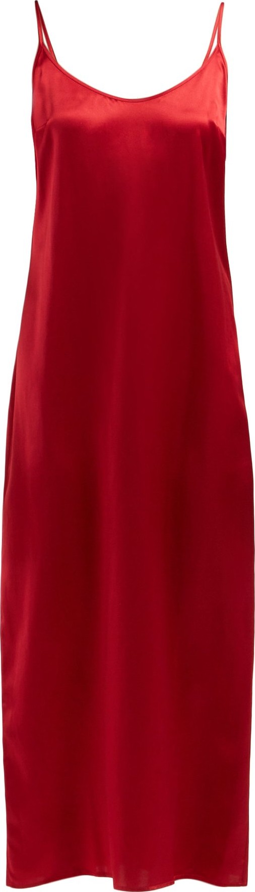 La Perla Silk-satin slip dress