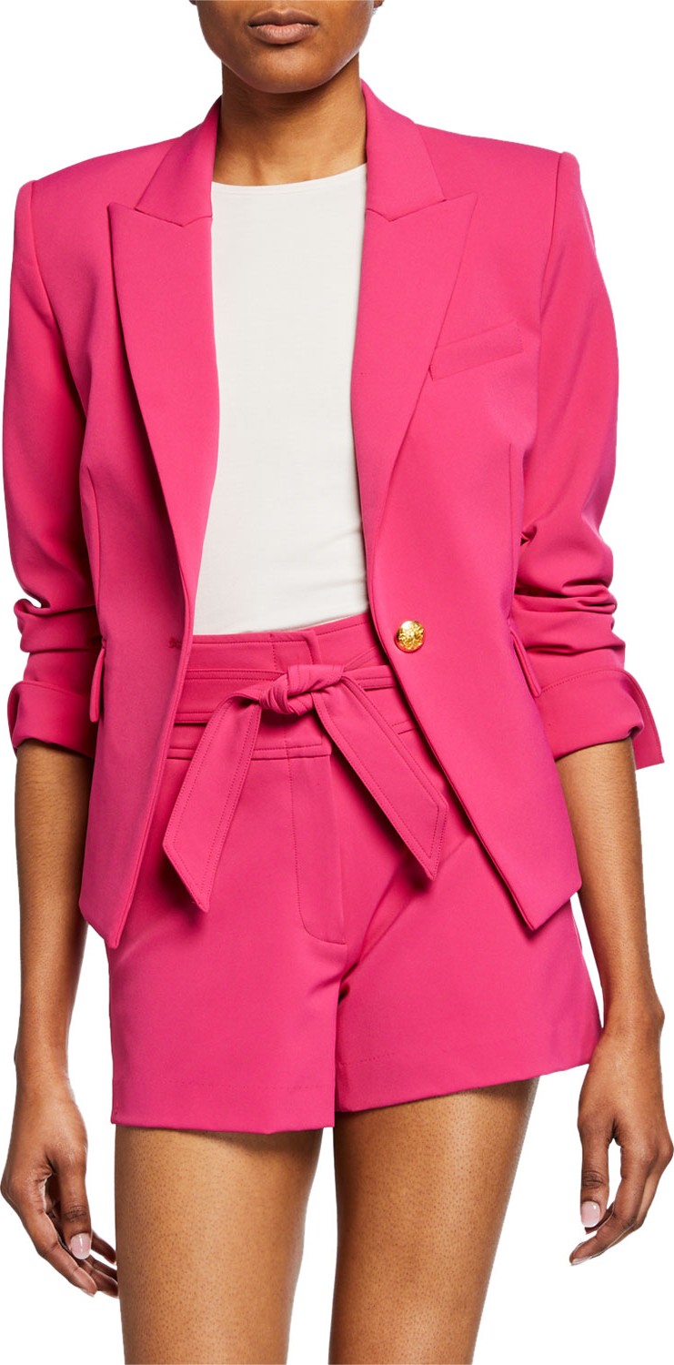 Veronica Beard Hossana Single-Button Dickey Jacket