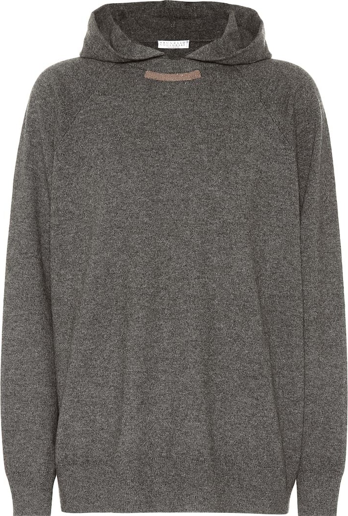 Brunello Cucinelli Wool, cashmere and silk hoodie