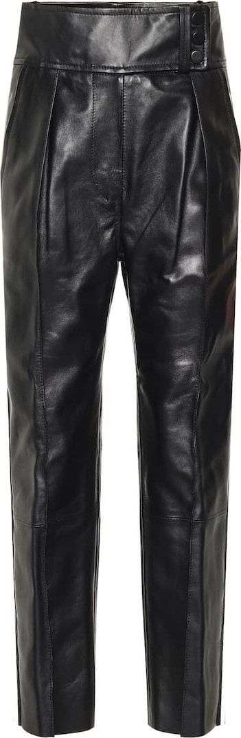 Petar Petrov Leather straight pants