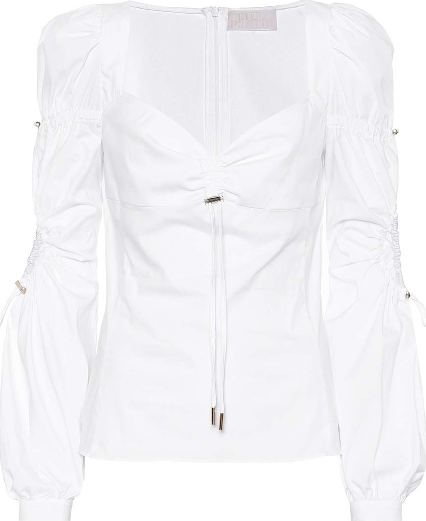 Peter Pilotto Sweetheart cotton-blend top