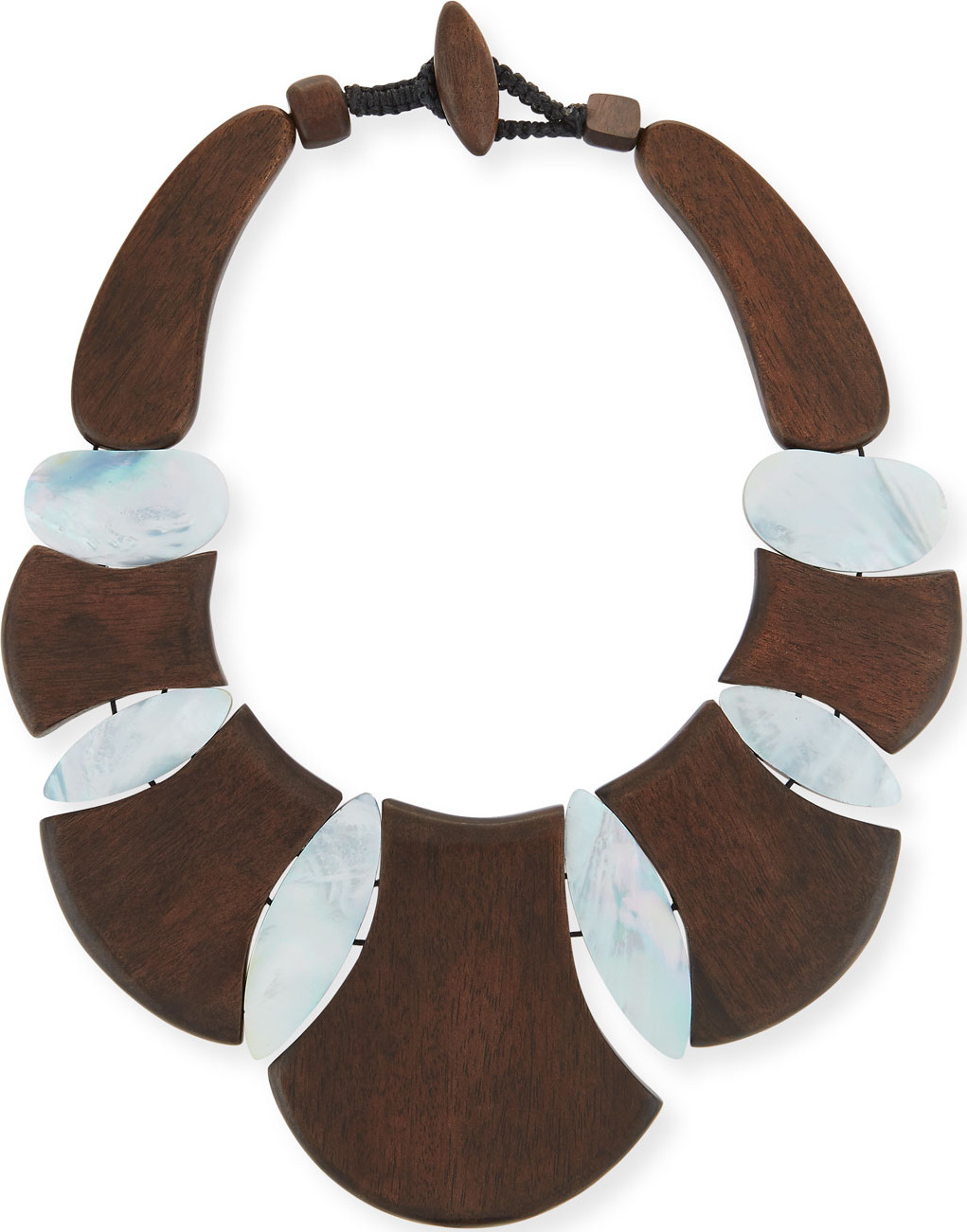 Viktoria Hayman Bellisima Wood Necklace