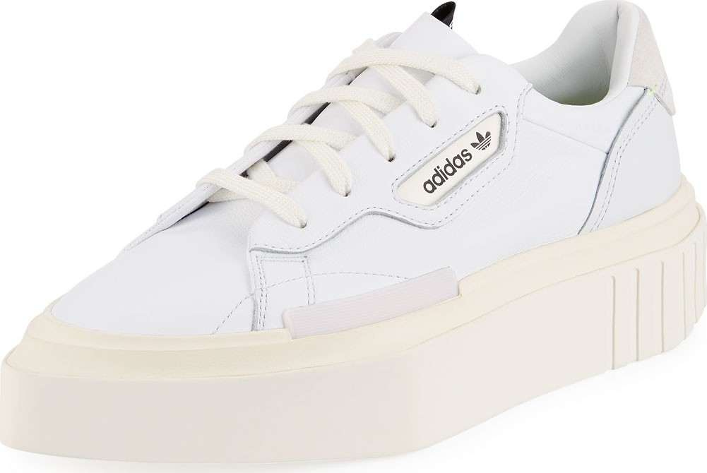Adidas Hypersleek Leather Platform Sneakers