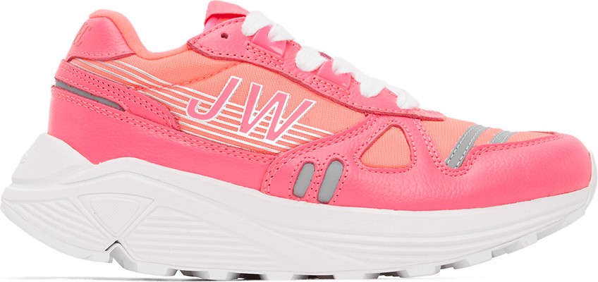 Junya Watanabe Pink Hi-Tec Synthetic Leather Sneakers