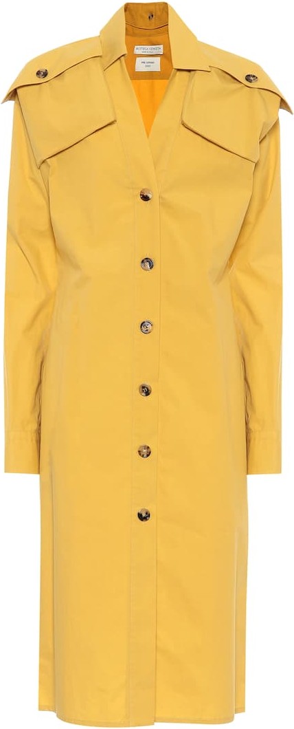 Bottega Veneta Cotton-poplin shirt dress