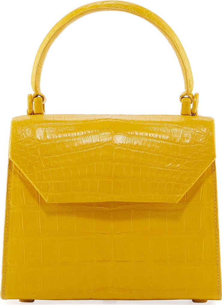 Nancy Gonzalez Crocodile Small Flap Top-Handle Crossbody Bag