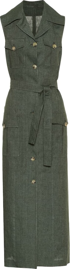 Giuliva Heritage Collection The Mary Angel linen midi dress