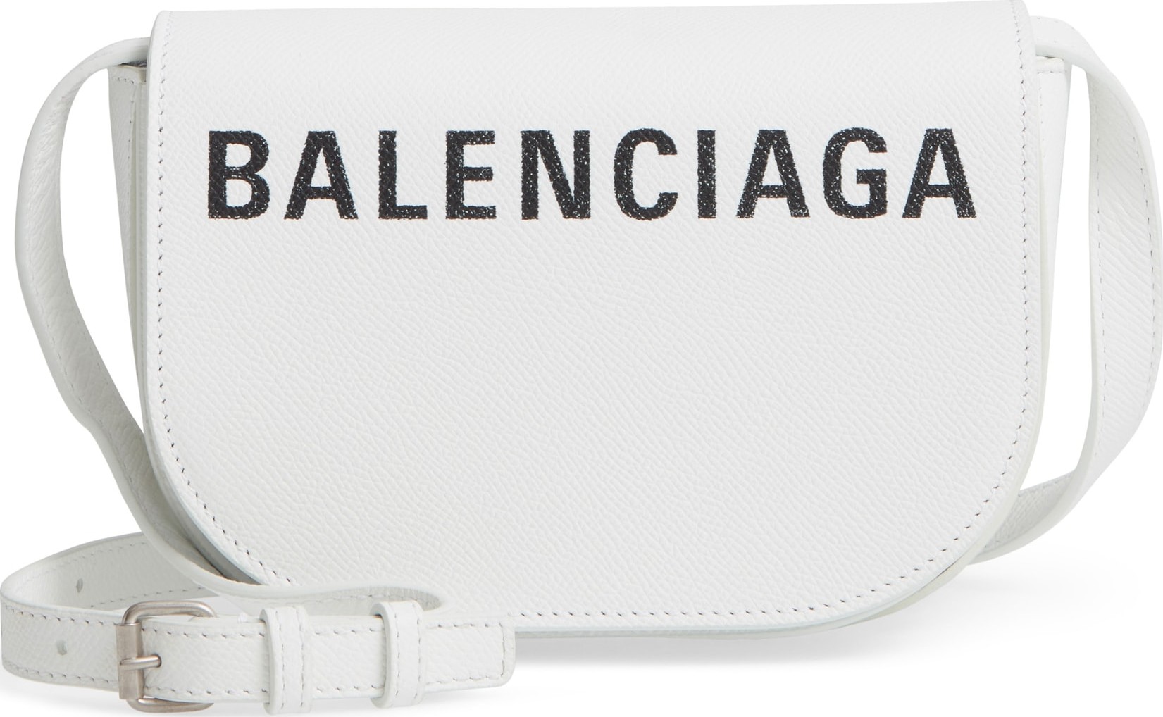 Balenciaga Extra Small Ville Calfskin Saddle Bag